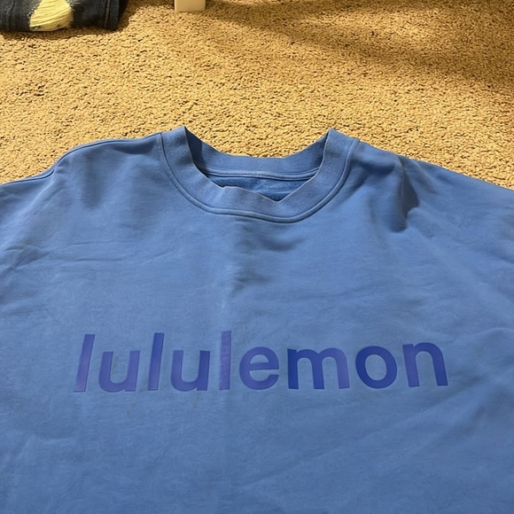 Lululemon oversized crew *graphic Blue Nile. Size 10 - Picture 5 of 8